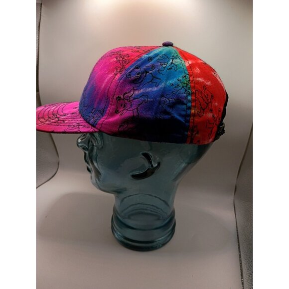 Vintage 90s Grateful Dead Snapback Tie Dyed Baseball Hat 1991 - Picture 3 of 8